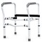 Adjustable Toilet Safety Frame And Rail Stand Alone Bathroom Toilet Handrail